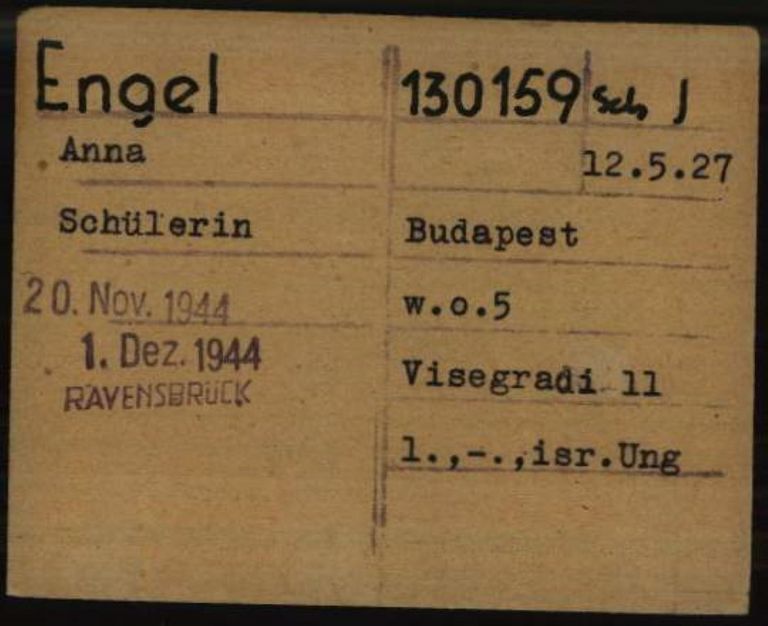 Registry office card, 1.1.6.7/10638036/ITS Digital Archive, Bad Arolsen.